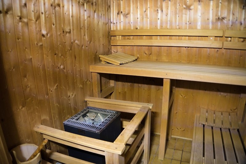 Finnische Sauna im Haus