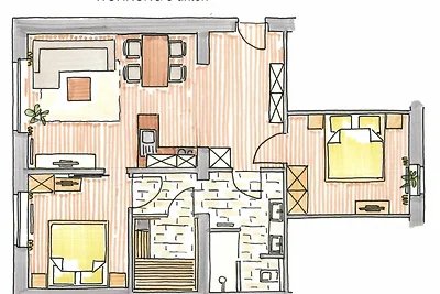Altstadt Villa Borkum Wohnung 3 "Memmert"