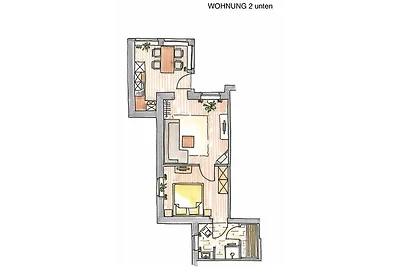 Altstadt Villa Borkum Wohnung 2 "Hooge"