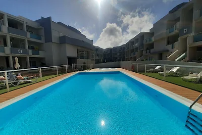 Sunset Suite in Corralejo Sun, großer Pool mit Sonnenliegen, ruhig, zentral, sicher.