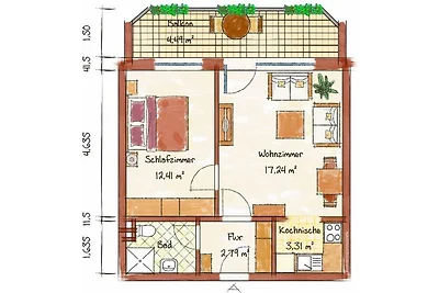 (TRA4) Ferienwohnung "Hubertus"F***