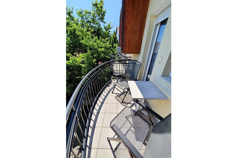 Balkone von Apartment 3.