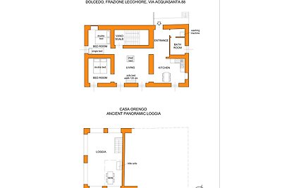 casa orengo, 7 posti letto, piscina