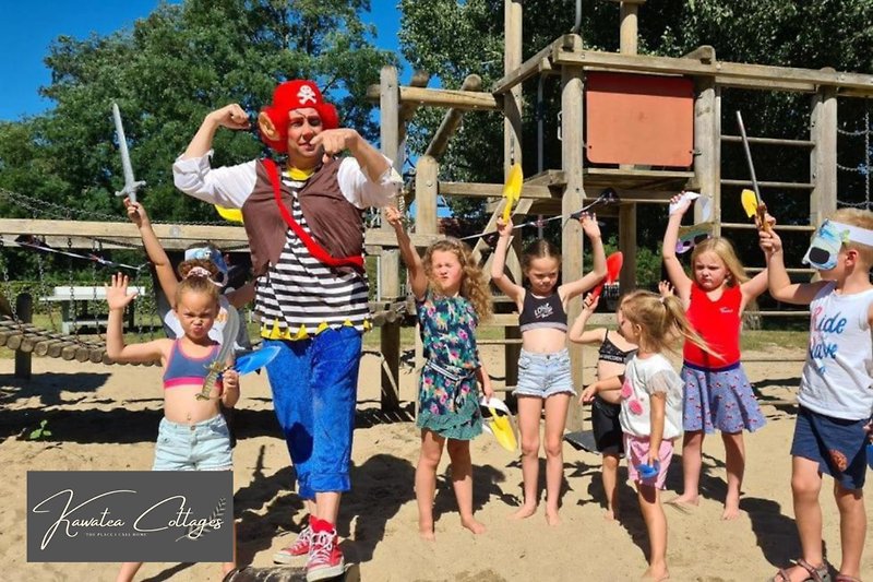Kids club at the holiday park