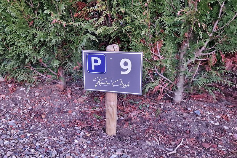 Private parking space directly at the holiday home