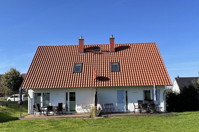 Gartenansicht mit Terrassen