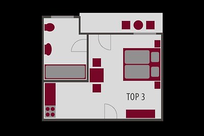 Landhaus Bernhard Studio  1 - 2 Per