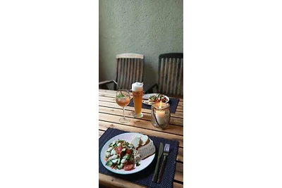 Ferienwohnung in Mücheln Balkon