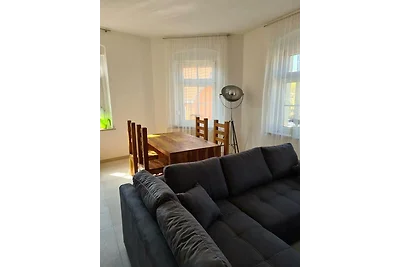 Ferienwohnung in Mücheln Balkon