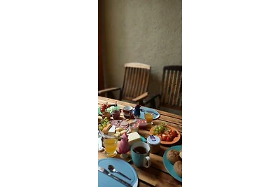 Ferienwohnung in Mücheln Balkon