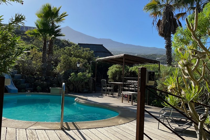 Teide-Blick vom Pool