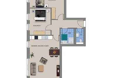 Haus EbenEzer Wohnung 206