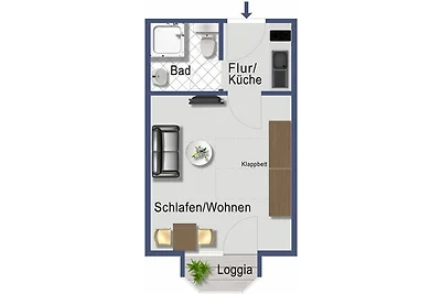 Apartamento Vacaciones familiares Sahlenburg