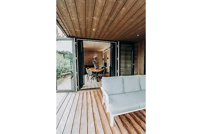 Luxuriöse Lodge + Hot Tub (6p)