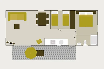 Veluwe-Lodge für 4 Personen mit privater...