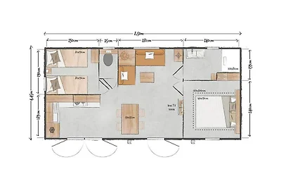Sunset Lodge 4 Personen