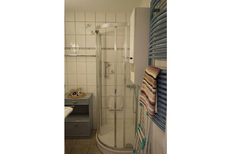 Badezimmer in der Ferienwohnung für 2 Personen