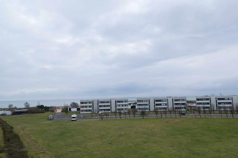 Meerblick aus der Ferienwohnung Inselblume 80 in Burgtiefe