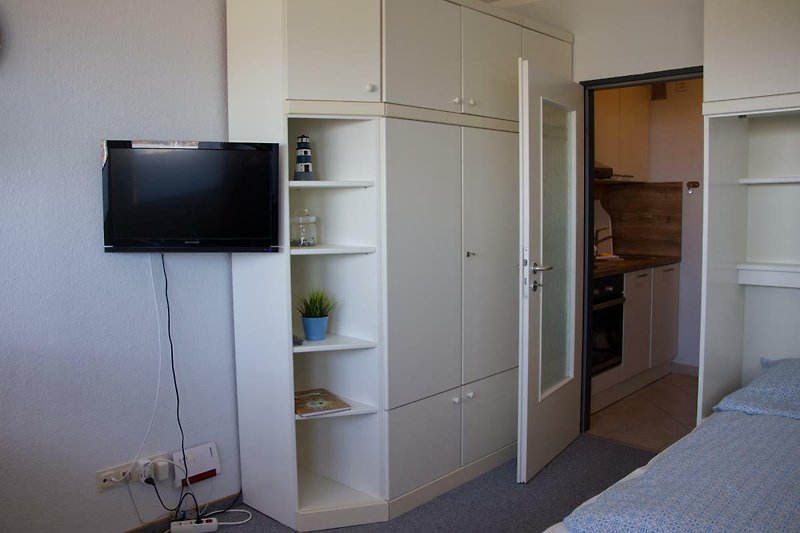 Schränke in der Ferienwohnung am Südstrand auf Fehmarn