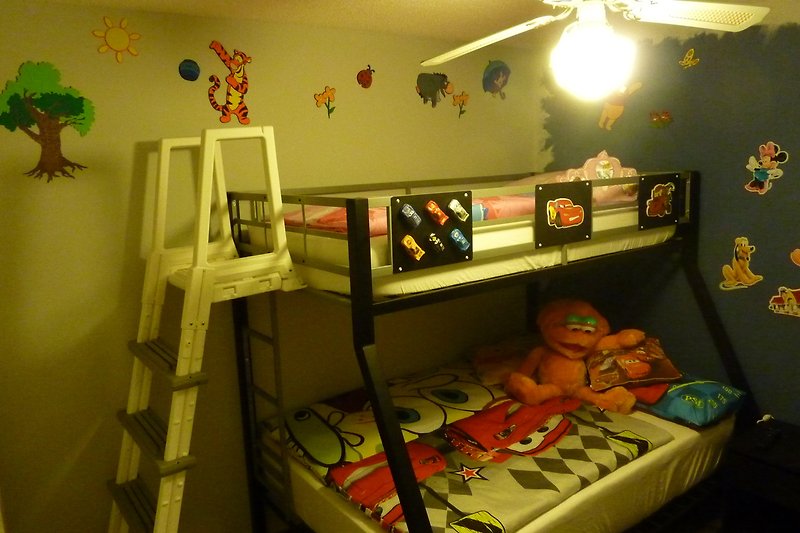 Prinzessin Schlafzimmer mit Etagenbett