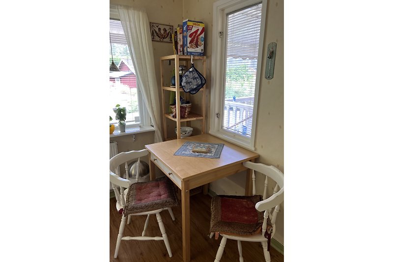 Kitchen with small dining table