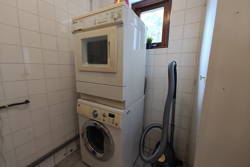 Waschmaschine und Trockner stehen kostenlos zur Verfügung