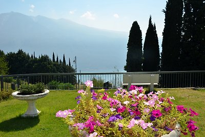 Ferienwohnung am Gardasee, Seeblick, Pool, Tennis