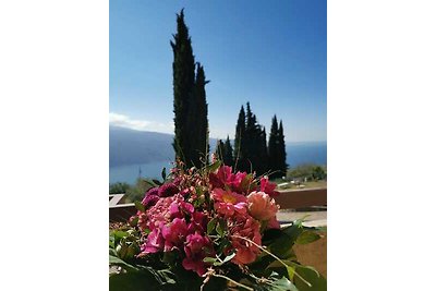 Ferienwohnung am Gardasee, Seeblick, Pool, Tennis