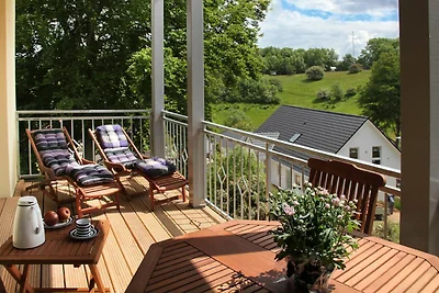 Villa Bergfrieden Süd FeWo3: Balkon