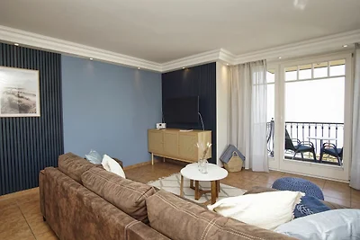 Haus am Meer FeWo08: Balkon,Meerblick, ruhige...