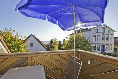 Villa Seeschwalbe FeWo 10: Balkon, Meerblick