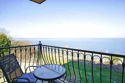 Haus am Meer FeWo01: Balkon,Meerblick, ruhige...