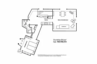 Landhaus Wilkens Reetblick: Dachgeschoss,...