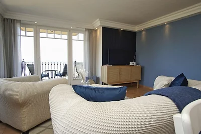 Haus am Meer FeWo01: Balkon,Meerblick, ruhige...