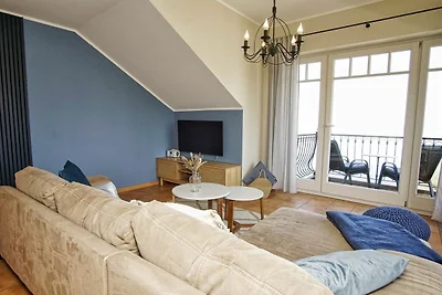 Haus am Meer FeWo12: Balkon,Meerblick, ruhige...
