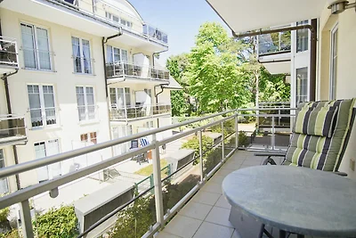 Haus am Kurpark FeWo12: 2Balkone,strandnah