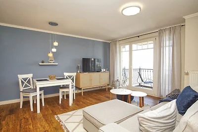 Haus am Meer FeWo07: Balkon,Meerblick, ruhige...