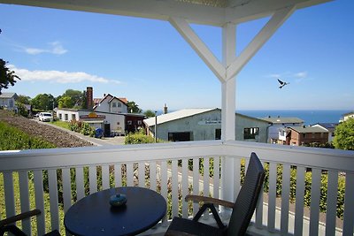 Villa Joksch FeWo403: Balkon, Meerblick