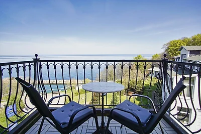 Haus am Meer FeWo12: Balkon,Meerblick, ruhige...