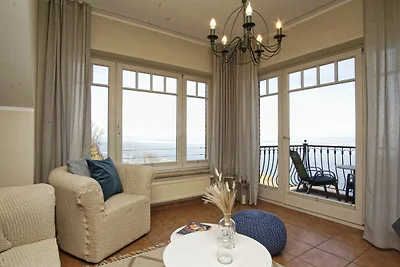 Haus am Meer FeWo09: Balkon,Meerblick, ruhige...