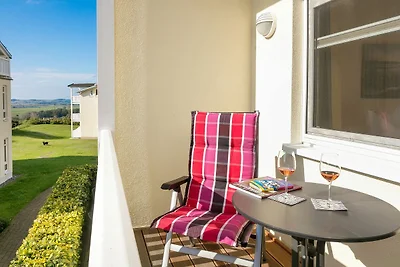 Meeresblick FeWo45: Balkon, Sauna, Schwimmbad