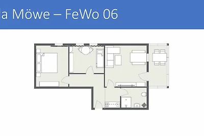 Villa Möwe FeWo 6: Veranda