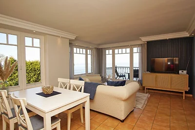 Haus am Meer FeWo01: Balkon,Meerblick, ruhige...