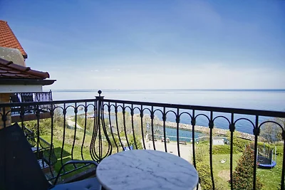 Haus am Meer FeWo12: Balkon,Meerblick, ruhige...