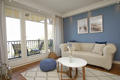 Haus am Meer FeWo02: Balkon,Meerblick, ruhige...