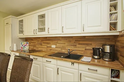 Ferienhaus Weingarten FeWo Bodden: Terrasse