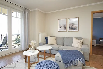 Haus am Meer FeWo03: Balkon,Meerblick, ruhige...