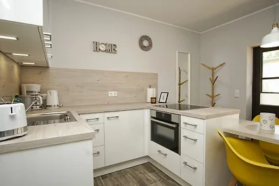 Haus Büdnerstube FeWo3: Garten, Sauna,...