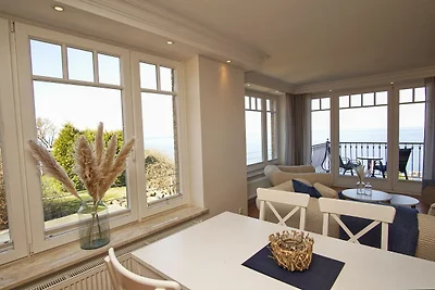 Haus am Meer FeWo01: Balkon,Meerblick, ruhige...