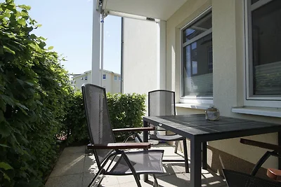 Meeresblick FeWo43: Terrasse, Sauna,...